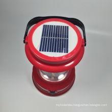 Hotsales Ebst-D01A LED Solar Camping Hiking Lamp with Mobile Charger